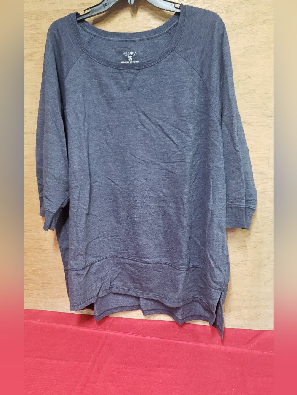 Womens Sonoma Good For Life Heathered Gray Top 3X